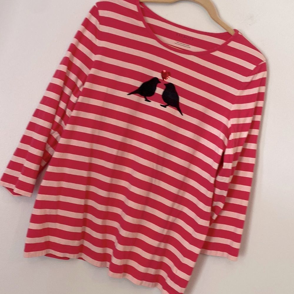 Kissing birds Talbot Long Sleeve Tee